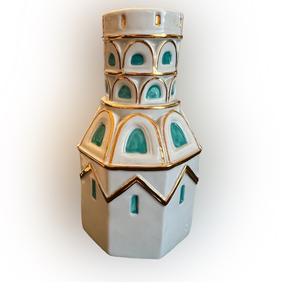 Egidio Broggi Milano porcelain candle holder from Fornari Roma - Picture 4 of 8